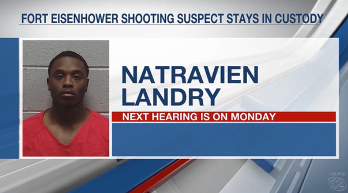 Fort Eisenhower soldier Natravien Landry mugshot